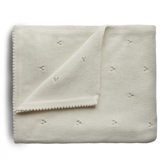 Couverture Pointelle - Ivory Couverture Pointelle - Ivory